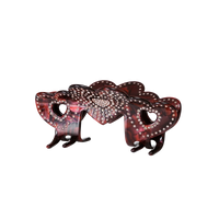 Esca haarklammer Maroon