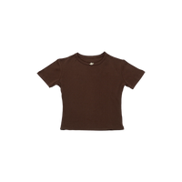 Joy Pointelle Top Brown