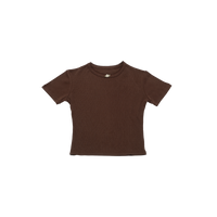 Joy Pointelle Top Brown