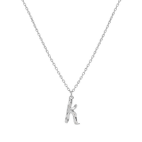 K Alphabet Necklace