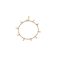 Lula White Armband