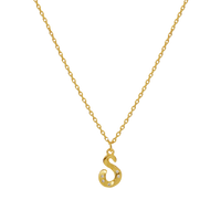 S Alphabet Necklace