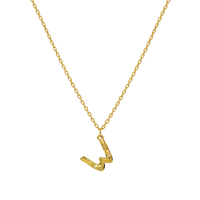 W Alphabet Necklace