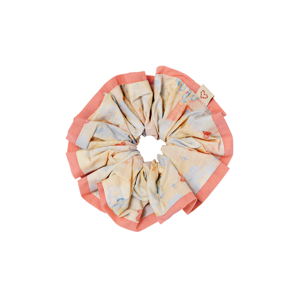 Wren Scrunchie Coral