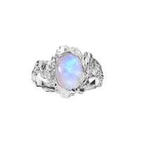 Gudinde Ring Månesten Small