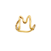M Alphabet Ring